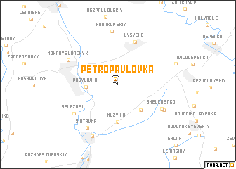 map of Petropavlovka