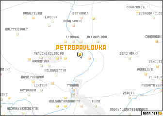 map of Petropavlovka