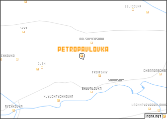 map of Petropavlovka