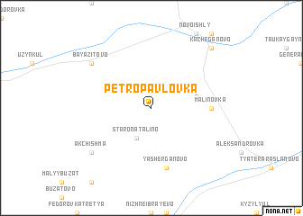 map of Petropavlovka