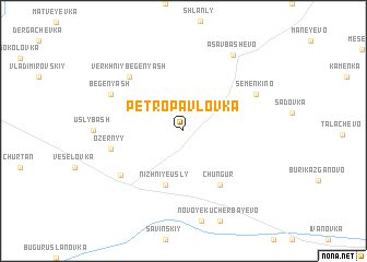 map of Petropavlovka