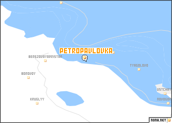 map of Petropavlovka