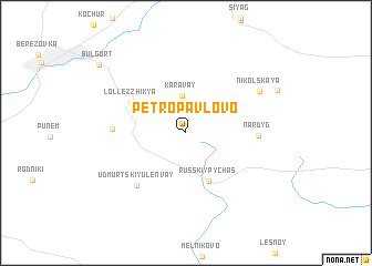 map of Petropavlovo