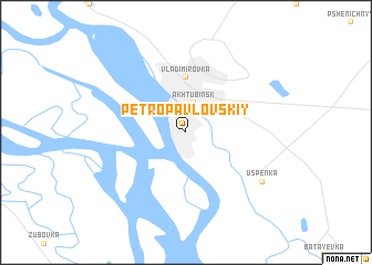 map of Petropavlovskiy