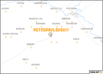 map of Petropavlovskiy