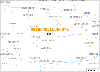 map of Petropavlovskoye