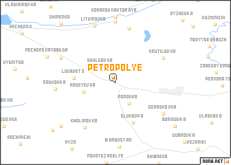 map of Petropol\