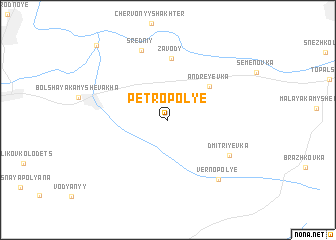 map of Petropolʼye