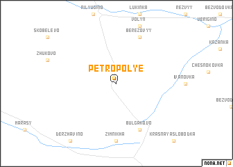 map of Petropol\