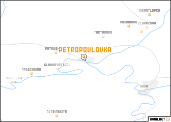 map of Petropovlovka