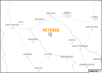 map of Petross