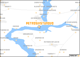 map of Petro-Svistunovo