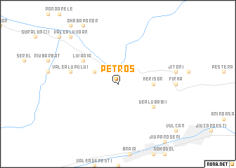 map of Petros