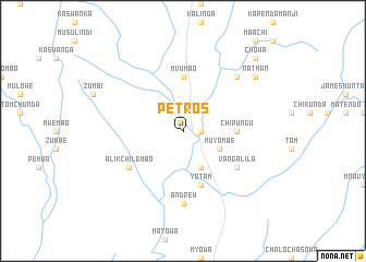 map of Petros