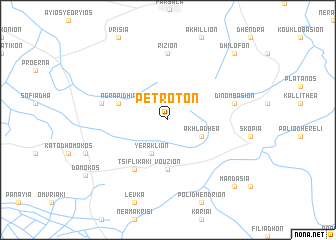 map of Petrotón