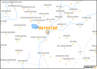 map of Petrotón