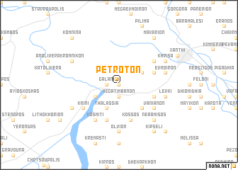 map of Petrotón