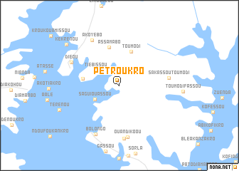 map of Pétroukro