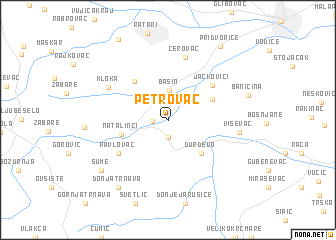 map of Petrovac