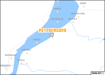 map of Petrova Gora