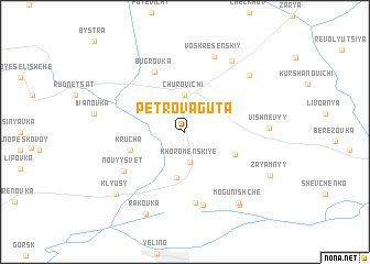 map of Petrova Guta