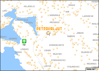 map of Petrova Ljut