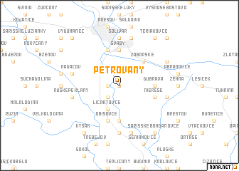 map of Petrovany