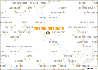 map of Petrova Studně