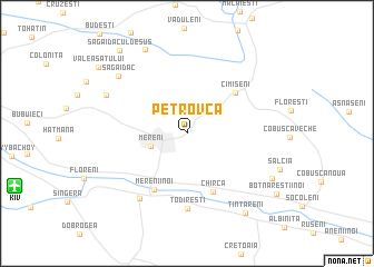 map of Petrovca