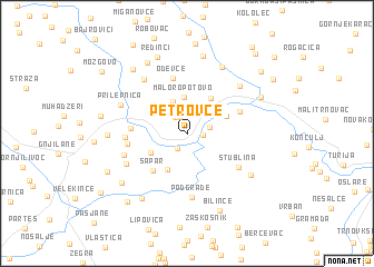 map of Petrovce