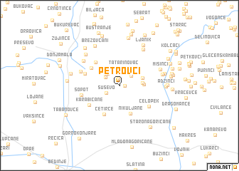 map of Petrovci