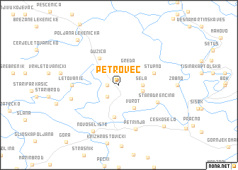 map of Petrovec