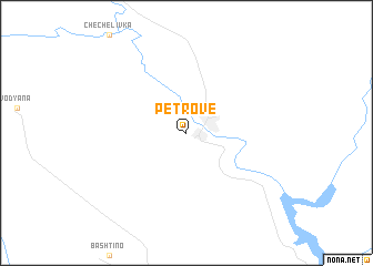 map of Petrove