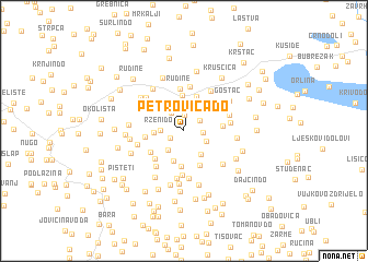 map of Petrovića Do