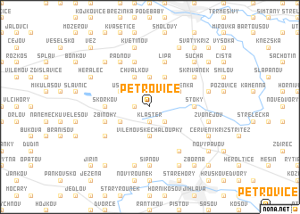 map of Petrovice