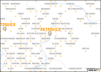 map of Petrovice