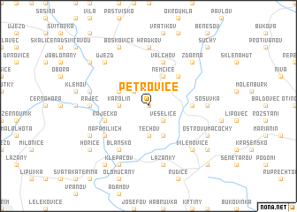 map of Petrovice