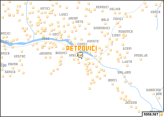 map of Petrovići