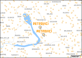 map of Petrovići