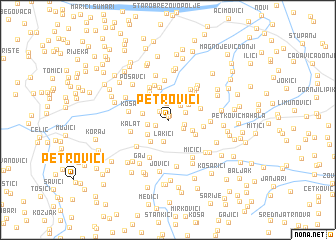 map of Petrovići