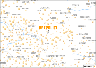 map of Petrovići