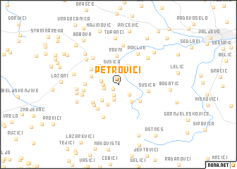 map of (( Petrovići ))