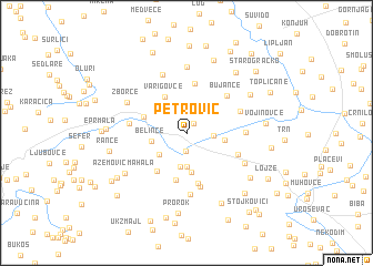 map of Petrović