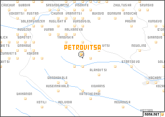 map of Petrovitsa