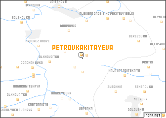 map of Petrovka-Kitayeva