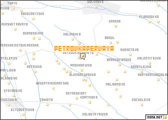 map of (( Petrovka Pervaya ))