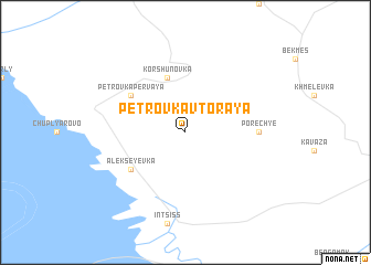 map of Petrovka Vtoraya
