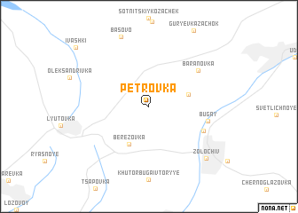 map of Petrovka