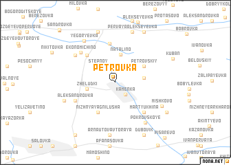 map of Petrovka