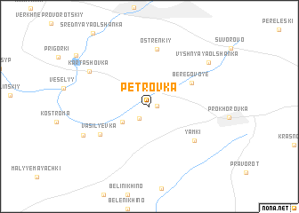 map of Petrovka